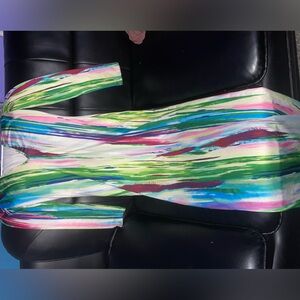 Long colorful maxi dress